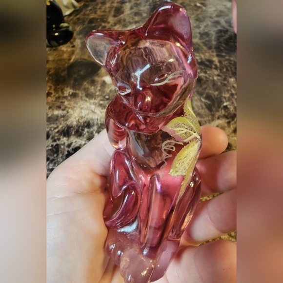 Fenton Stylized Cat - Picture 1 of 14
